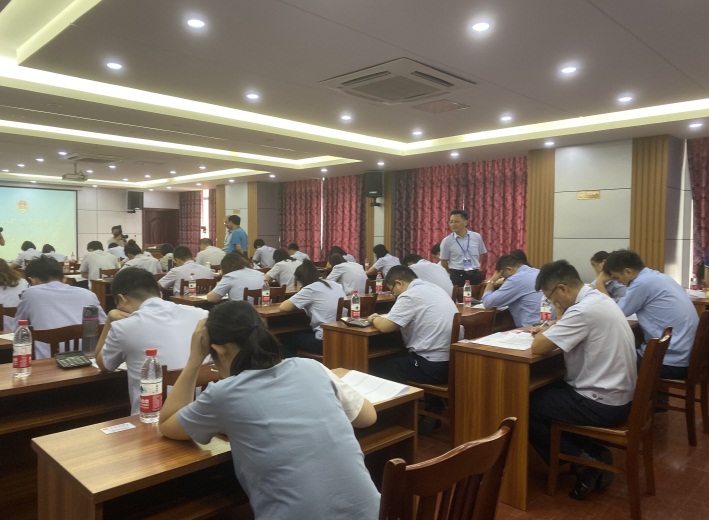 2020年马鞍山市税务系统“岗位大练兵、业务大比武”考试在贝博官网顺利举行