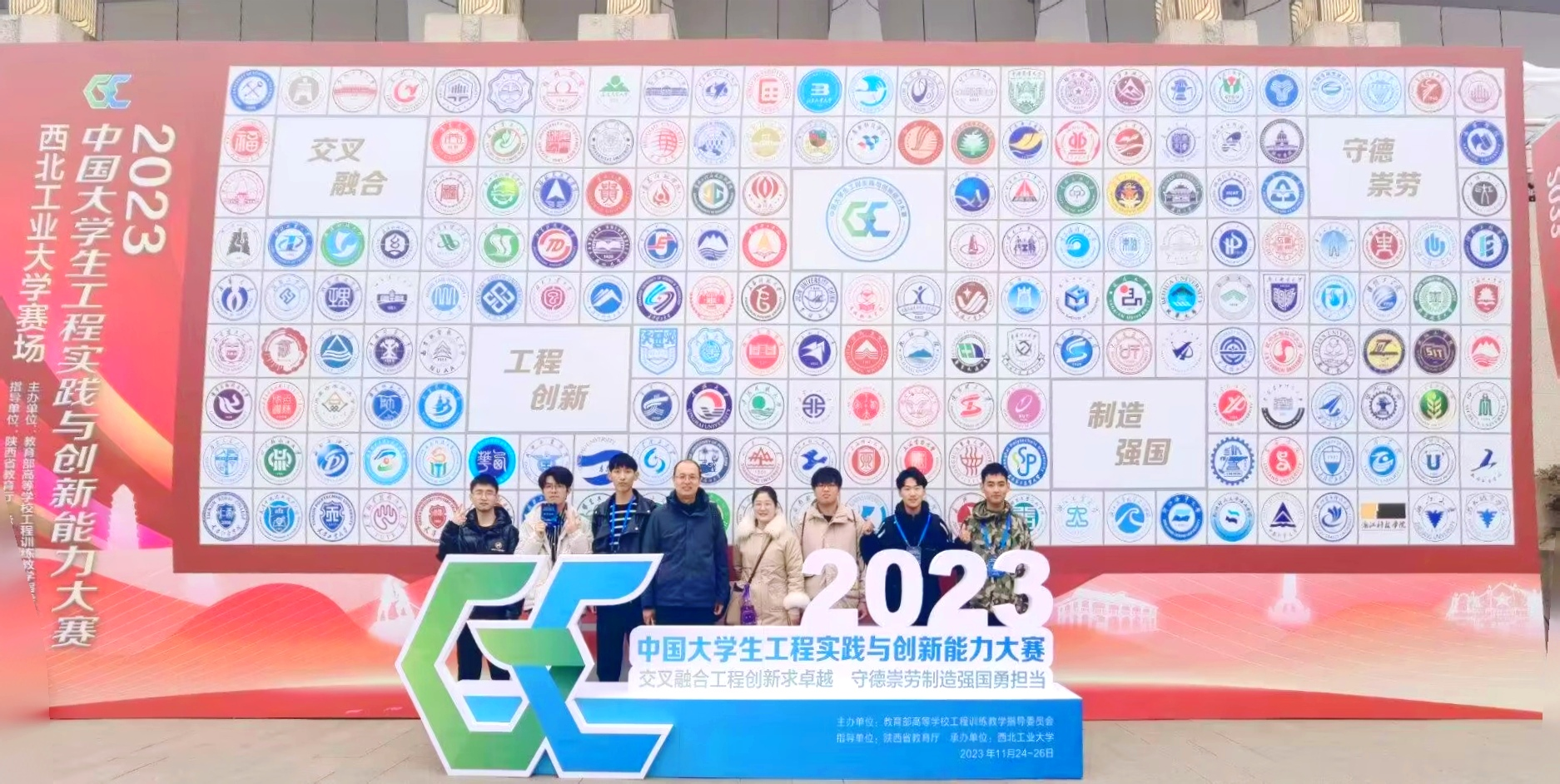 贝博官网在2023年中国大学生工程实践与创新能力大赛全国总决赛中获得佳绩
